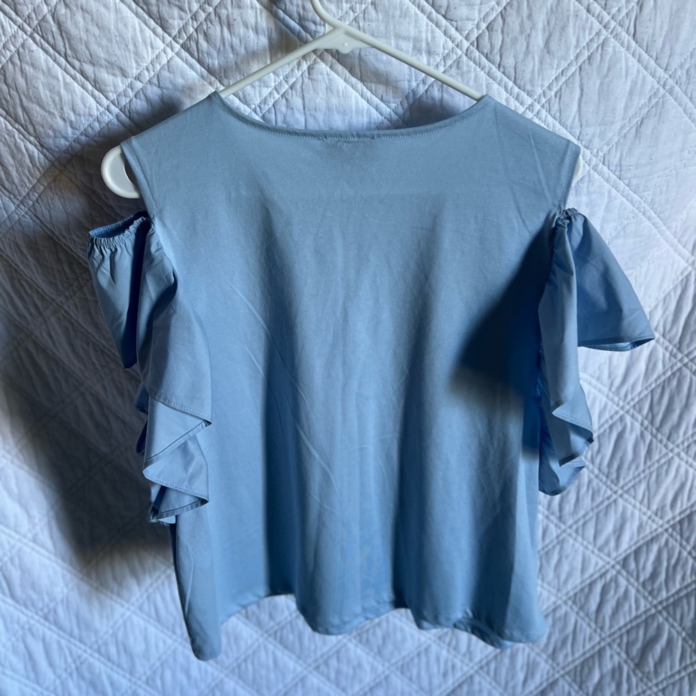 Ruffle off shoulder top